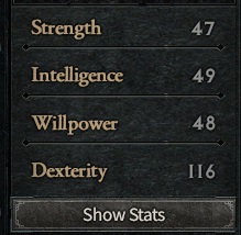 D 4 Resources Core Stats