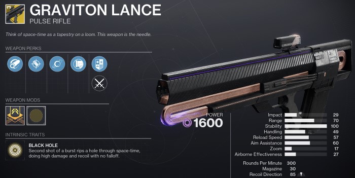 Graviton Lance