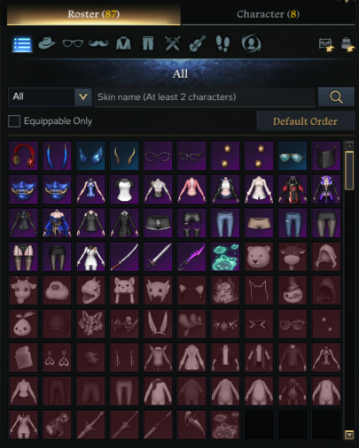 LOA Skins Storage 405 X 506